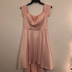 Off the should pink dress